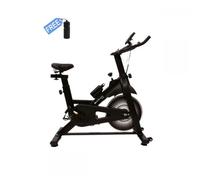 Mobiclinic® fitness, Vélo d'appartement, Teide, Différents niveaux de résistance, Entièrement réglable, Ecran lcd, Cardiofréquencemètre, Roue d'inertie 6 kg, Porte-bouteille et téléphone