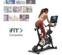 Vélo d'appartement New S10i Studio Cycle connecté iFIT/ Inclinaison -10 à 20% / 2 haltères Noir G