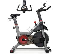 Vélo d'Appartement - NOVONOVA - S100 - Écran LCD - Siège Réglable - Cadre en Acier Noir et Gris