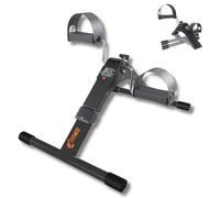 Vélo d'appartement Pédalier Mini Vélo pour Réhabilitation Moteur Moniteur LCD Résistance Réglable Pliant Entraînement Jambes et Bras