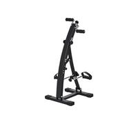 HOMCOM Vélo d'Appartement Pédalier Rééducation 40L x 42,5l x 100H cm Noir | Bras Jambes, Écran LCD Multifonctions, Hauteur Guidon Réglable
