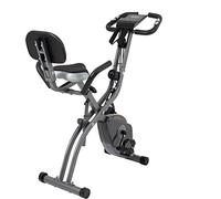Vélo d'appartement pliable avec 10 niveaux de résistance magnétique réglable | Vélo stationnaire pliable droit et incliné est le vélo d'entraînement parfait pour un usage domestique