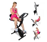 Vélo d'appartement Pliable Everest Mobiclinic avec Bandes de résistance Roue 2,5 Kg 8 niveaux Écran LCD Compteur pouls Réglable