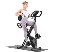 Vélo D'appartement Pliable - Moniteur Lcd Et Mesure Du Pouls Manuel - 8 Niveaux De Résistance Magnétique - Charge Max 150 Kg - Noir