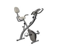 HOMCOM Vélo d'appartement pliable 4-en-1 – Ergomètre magnétique silencieux, LCD, selle confort, gris