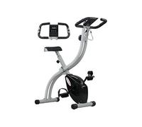 Vélo d'appartement pliant, vélo de fitness, vélo d'intérieur 8 niveaux de résistance magnétique, selle réglable, poignées, écran LCD multifonction,