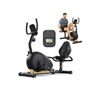 Vélo d'appartement Semi-allongé APP compatible Bluetooth HS-040L Root, 16 Niveaux de résistance, Roue d'inertie 9,5 kg, Captures de Pouls