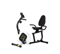 Vélo d'appartement semi-allongé DF SPORTS - Gamme Saturne Jaune G