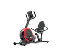 HOP-SPORT Vélo d'appartement Semi-allongé, Masse d'inertie 15 kg, HS-060L Pulse, 8 niveaux de résistance magnétique, Siège réglable