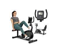 Vélo d’appartement semi-allongé, Roue d'inertie 9,5 kg, Hop-Sport HS-040L Root, 8 Niveaux de résistance magnétique, Max. 120 kg