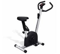 Vélo d'appartement - vidaXL - Noir - Selle réglable - Écran LCD - Résistance ajustable
