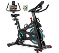 Vélo d'appartement - WENOKER - Compatible APP- Résistance Réglable - écran LCD - Silencieux - Roue d'inertie 13KG - Max 160Kg