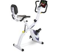 Vélo d'appartement X_TRI II YF910H + Support pour tablette/smartphone Blanc G