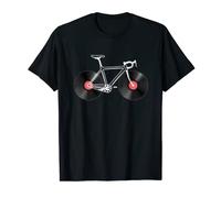 Vélo de course en vinyle DJ LP Biker Cycliste T-Shirt