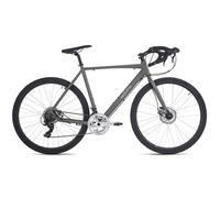 Vélo de course Gravelbike 28'' „G3006"" Cadre Aluminium Gris 14 vitesses ADORE
