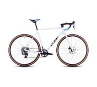 Velo de cyclocross cube cross race c 62 race sram rival xplr etap axs 12v 700 mm blanc polar 2025