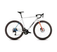 Velo de cyclocross cube cross race c 68x te shimano ultegra di2 grx di2 12v 700 mm blanc nacre teamline 2026
