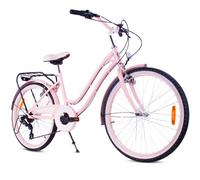 Vélo de fille 24 pouces pour la Sainte Cène avec SHIMANO 7 vitesses Heart Bike rose