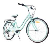 Vélo de fille 24 pouces pour la Sainte Cène avec SHIMANO 7 vitesses Heart Bike vert