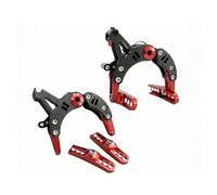 Vélo de Frein à Tambour 1 paire de pinces de frein d'anneau de vélo de route, accessoires de vélo, boulon en titane en Fiber de carbone, accessoires de vélo Frein Tambour Pour Vélo Frein(A red pair)