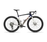Velo de gravel bmc kaius 01 one sram red axs 13v 700 mm blanc bleu marine noir 2027
