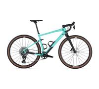 Velo de gravel bmc urs 01 lt two sram rival etap axs gx eagle axs 12v 700 mm bleu vert minty aqua