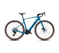 Velo de gravel electrique cube nuroad hybrid c 62 exc 400x sram rival axs 13v 400 wh bosch 60 nm 700 mm bleu tropicalteal 2027