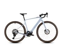 Velo de gravel electrique cube nuroad hybrid c 62 slx 400x shimano grx di2 12v 400 wh 700 mm bleu ice 2026