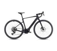 Velo de gravel electrique cube nuroad hybrid c 62 slx 400x sram rival etap axs sram gx eagle axs 12v 400 wh 700 mm noir carbon 2025