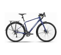 Velo de gravel ghost asket eq shimano sora 9v 700 mm violet fonce gris clair 2025