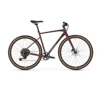 Velo de gravel megamo jakar flat bar shimano cues 10v 700m bordeaux 2026