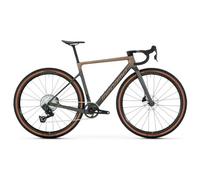 Velo de gravel megamo silk 04 shimano sram rival xplr axs 13v 700 mm noir marron 2026