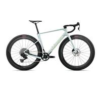 Velo de gravel orbea terra race m31eltd 1x sram rival xplr axs 13v 700 mm bleu gris frozen concrete 2026