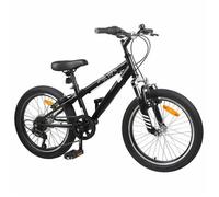 Vélo de montagne 20 pouces 6-vitesse pour 5-8 ans - vidaXL - acier - noir - 138 x 53 x 84 cm 3611855