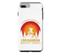 Vélo de Montagne Amusant I Don't Crash I Do Random Gravity Checks Coque pour iPhone 7 Plus/8 Plus