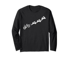 Vélo de Montagne avec Renne de Noël - Sport Unique Manche Longue