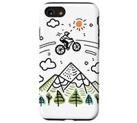Vélo de montagne Dessin Sports à vélo Coque pour iPhone SE (2020) / 7 / 8