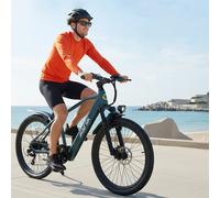 Vélo de montagne électrique Aairsk GT300, batterie 36V10AH, vélo électrique 7 vitesses avec NFC, vélo électrique adulte 26 pouces noir