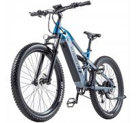 Vélo De Montagne Électrique Kimdyma K01 1000 W, Batterie Samsung 48 V 20 Ah, 45 Km/H, Absorption Des Chocs Complète - Bleu