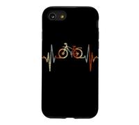 Vélo de Montagne Heartbeat Vintage ECG Cardiogramme Rétro Coque pour iPhone SE (2020) / 7/8