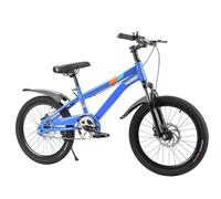 Vélo de Montagne pour Jeunes, vélo à Vitesse Unique avec Fourche Avant Absorbant Les Chocs, Freins à Double Disque, vélo de Ville, Selle réglable en Hauteur, vélo de croisière Confortable