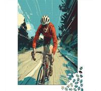Vélo de Montagne Puzzle Adulte 1000 Pièces Artisanat Cadeau Famille Puzzle Classique 3D Puzzles Cadeau Unique DécoSourision Intérieure 1000pcs (75x50cm)