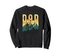 Vélo de montagne rétro pour papa VTT cyclisme aventure Sweatshirt