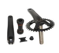 Vélo de montagne simple réglé de Chainring de bras de manivelle de vélo de haute résistance léger d'alliage d'aluminium