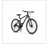 Vélo de montagne Velors - 27,5 pouces 21 vitesses fourche amortie 100mm - Adulte 160-175cm - Noir-Gris
