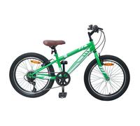 Vidaxl Vélo De Montagne 20 Pouces 6-Speed Pour 5-8 Ans Vert