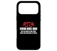 Vélo de Natation Triathlète-Pourquoi être Bon dans Un Sport? Triathlon Coque pour iPhone 17 Pro Max