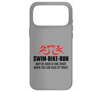 Vélo de Natation Triathlète Pourquoi être Bon dans Un Sport ? Triathlon Coque pour iPhone 17 Pro Max