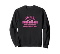 Vélo de Natation, Triathlon, Triathlon. Pourquoi être Bon dans Un Seul Sport. Sweatshirt