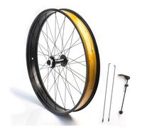 Vélo de Neige 20 Pouces, 26 Pouces x 4 Pouces, Alliage d'aluminium, Frein à Disque à 6 boulons, Roue Avant à dégagement Rapide 9 x 135 mm